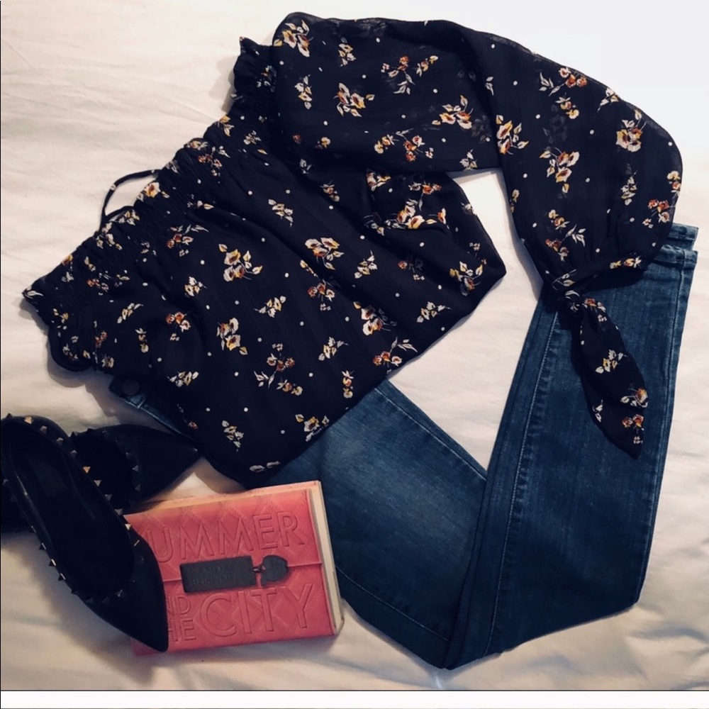 WAYF off the shoulder top